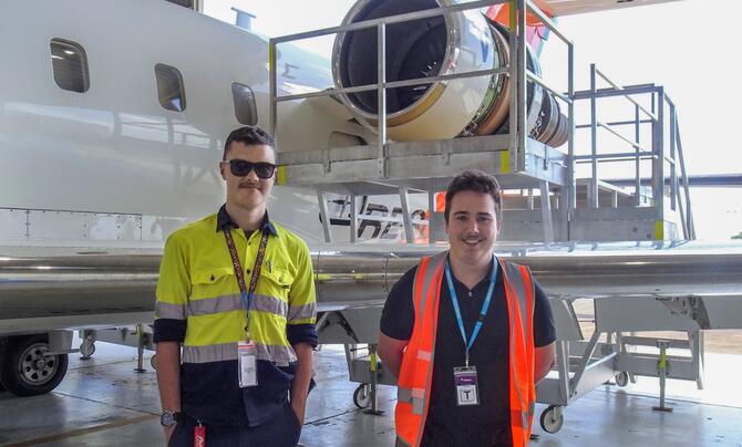 Leidos Australia apprentice engineers
