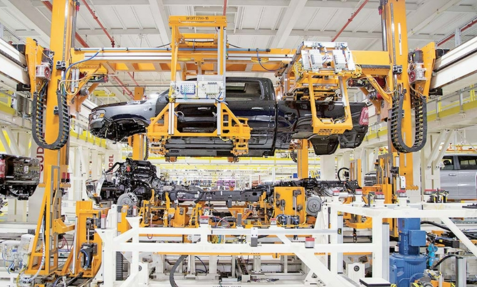 Automobile assembly line