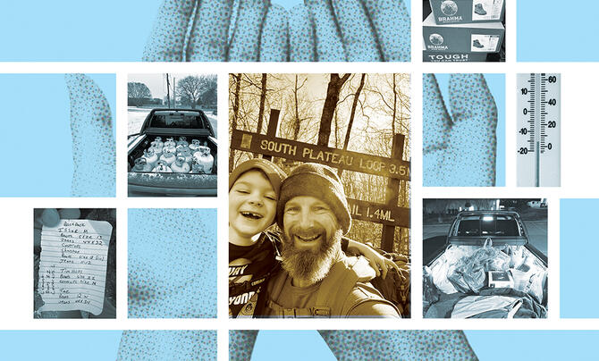 Jeff Barnett and son