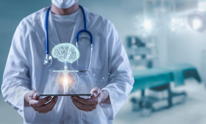 doctor using artificial intelligence