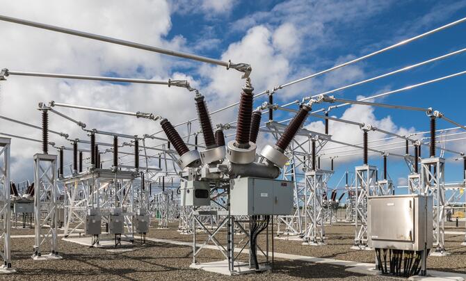 Image of substation equipment
