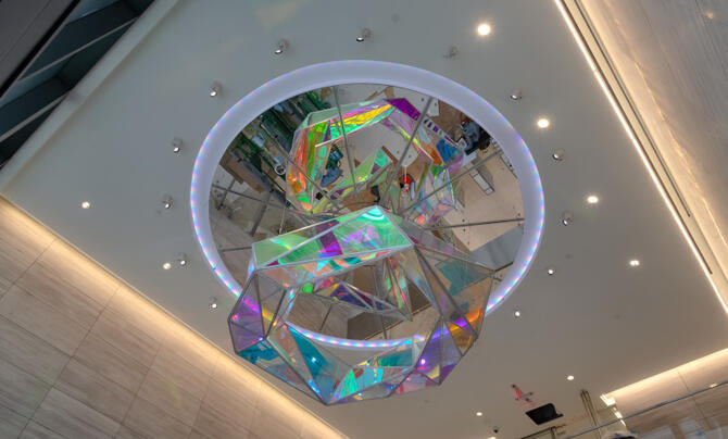 chandelier inside building