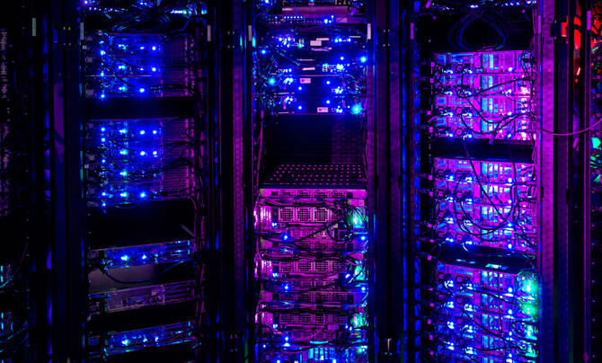 computer network server rack