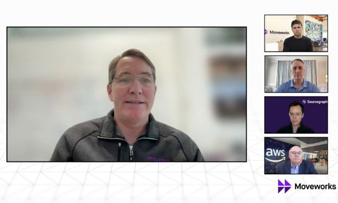 Ron Keesing speaking in webinar