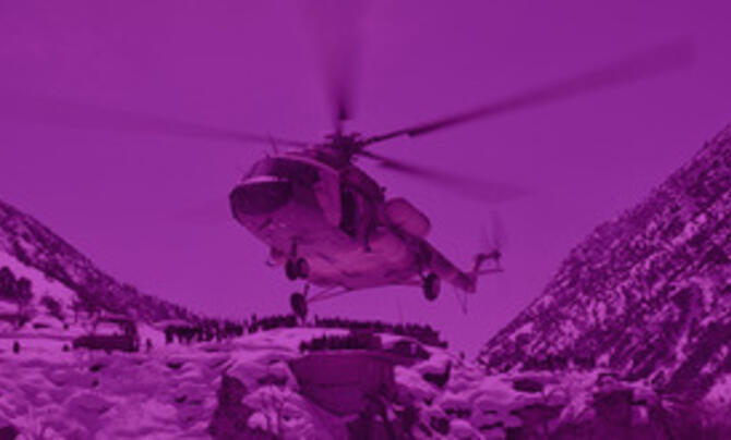 purple helicopter