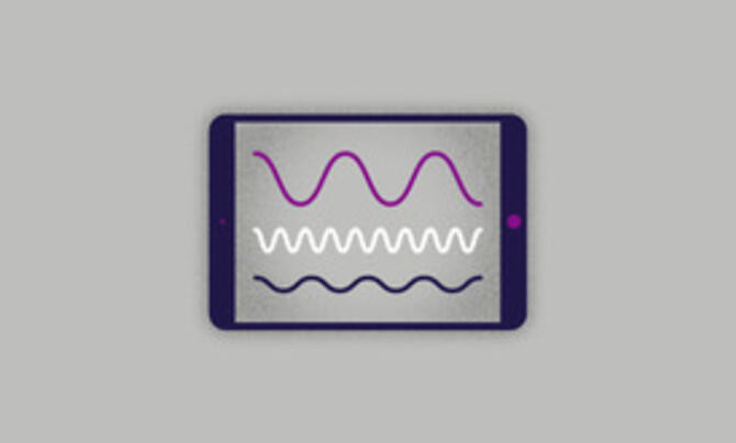 Sensor inputs on a screen