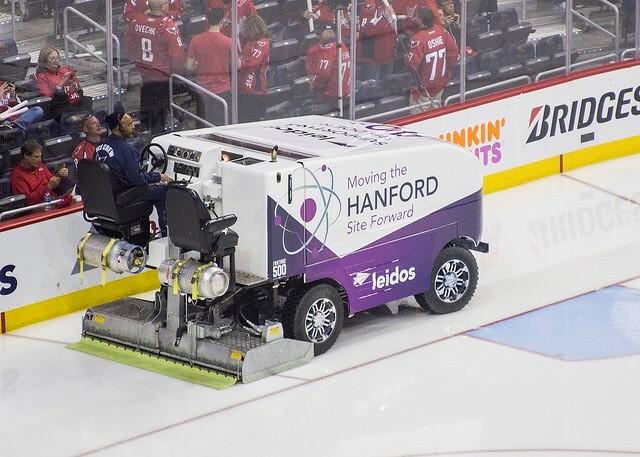 Washington Capitals ice resurfacer