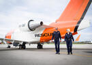Leidos Australia AMSA Search and Rescue Challenger Jet and Crew