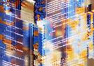 Abstract software coding image