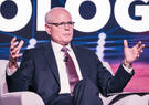 Tom Bell speaking at an event