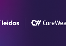 Leidos and CoreWeave Logo Lock Up