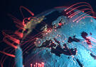 Global Connection Lines - Data Exchange, Pandemic, Computer Virus