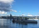 Sea Hunter on exercise in Pearl Harbor