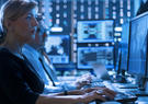 Female managing network operations