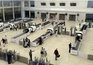 Bird's eye view of airport security