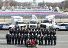Police in front of US Capitol Building