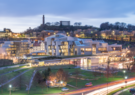 UK - Scotland Holyrood cityscape 
