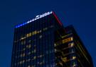 Leidos HQ at night 