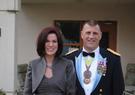 Walsh with wife, Stacy