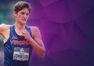 Derek Johnson competing in a race
