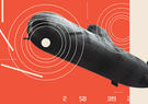 Submarine and solar ping illustration