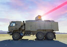 High Energy Laser Tactical Vehicle Demonstrator in the desert