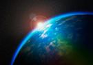 Image of the planet in space