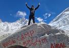 Curtis Zack at Everest Base Camp