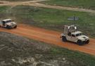 The Advanced Multilayered Mobile Force Protection (AM2FP) system, mounted on the leading high-mobility multipurpose wheeled vehicle (HMMWV) can autonomously protect the convoy’s high value assets (HVA) from small Unmanned Aircraft Systems (sUAS) threats – whether on the move or when stopped. (Photo: Leidos)