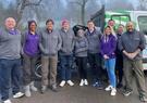 Team Leidos tree planting