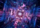 abstract image of a computer chip