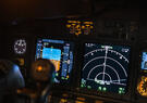 A plane's navigation module is shown.