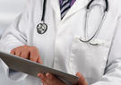doctor with tablet 