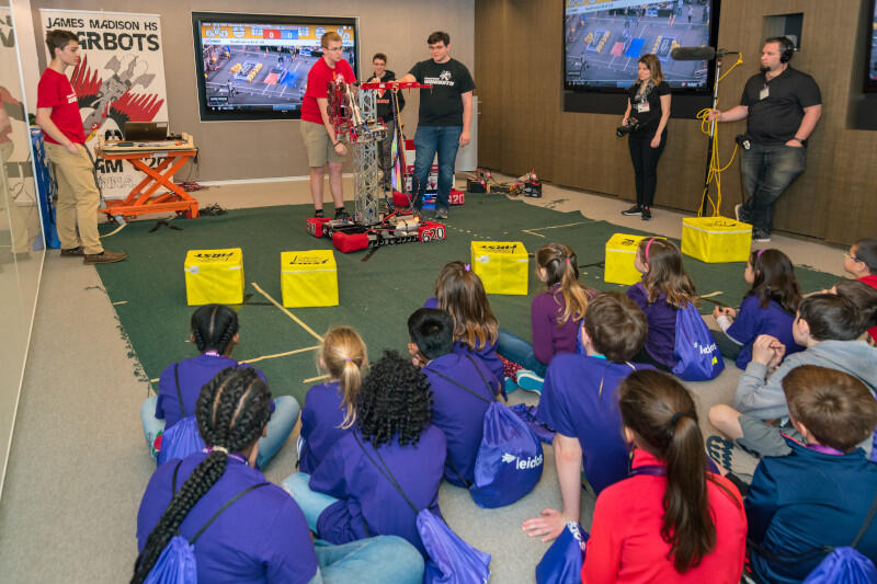 Leidos is invested in supporting young people through STEM programs.