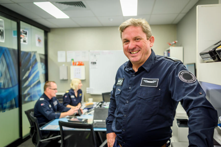 Conway, Challenger Jet Captain, Leidos Australia