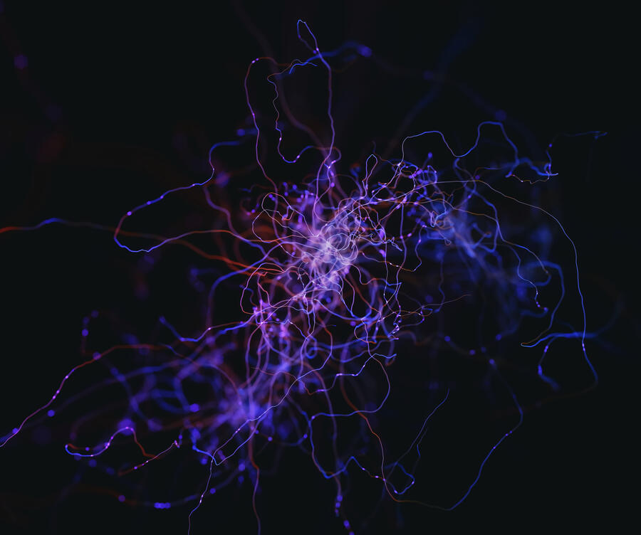 Nebula representing AI