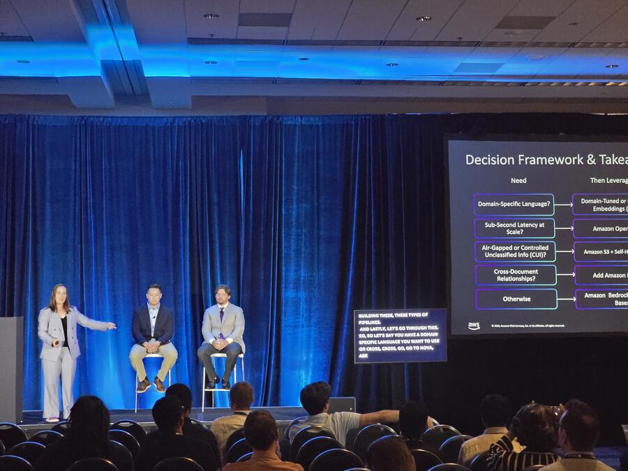 Speakers at the AWS Summit