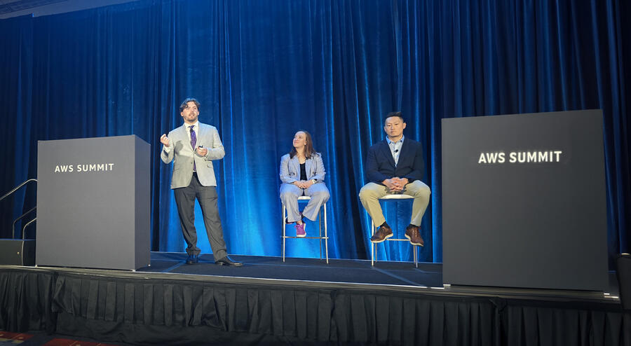 Speakers at the AWS Summit