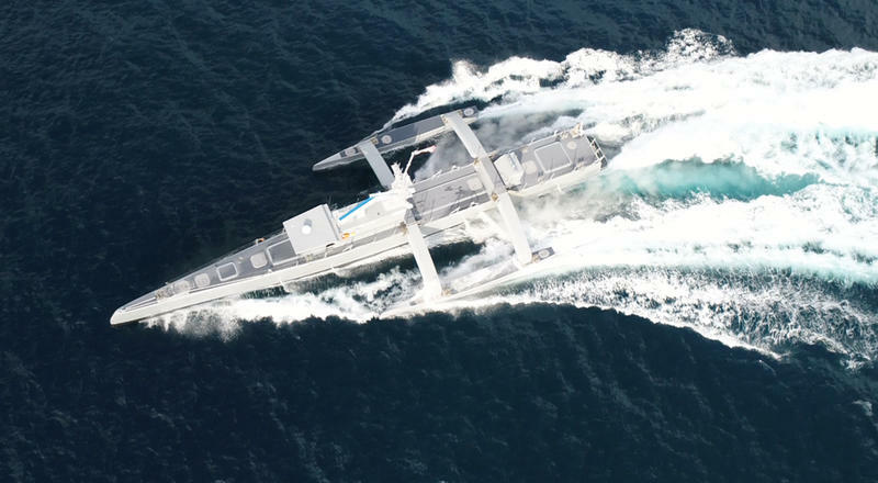 SeaHunter sailing
