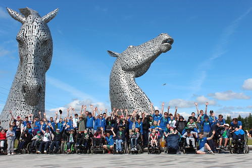 Group of Glasgow Disabled Scouts