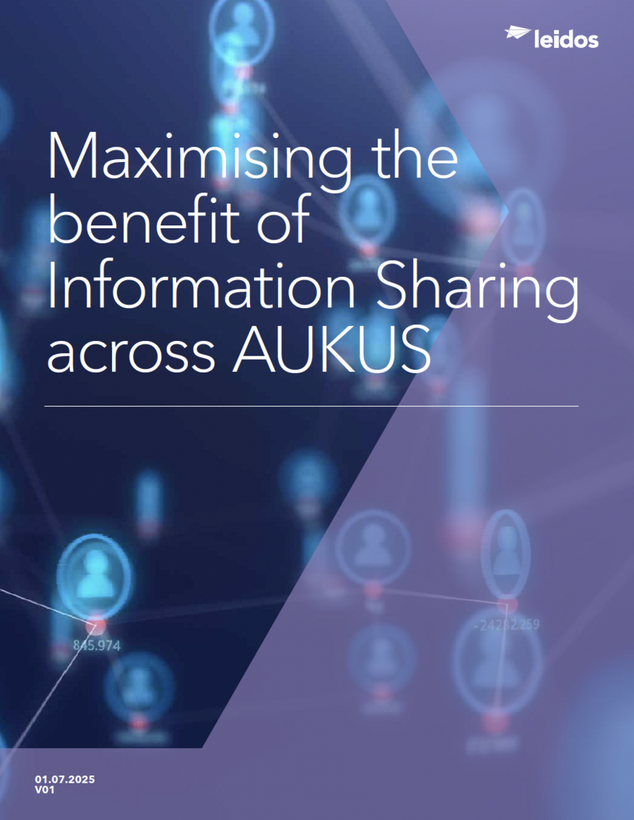 White paper cover - AUKUS information sharing