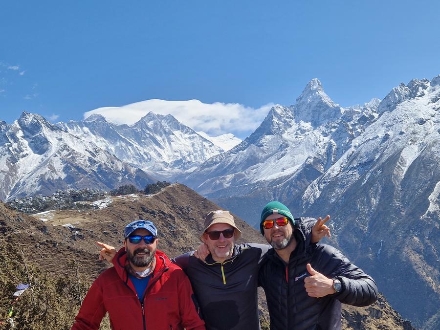 Curtis Zack and friends on Mt. Everest