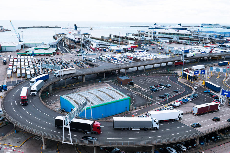 UK Borders busy port