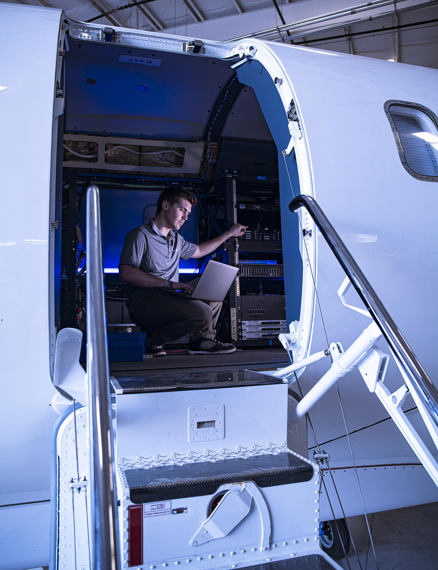 Leidos Special Mission Aircraft interior 