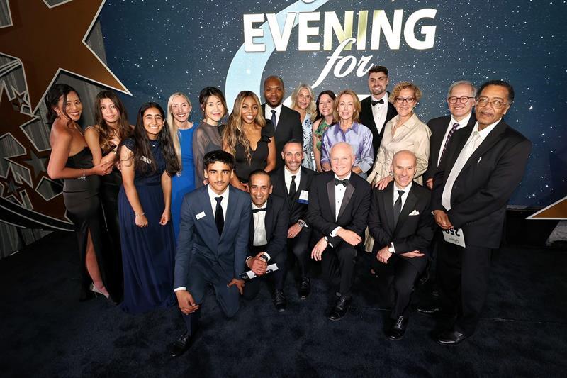 Leidos employees pose for a picture at the annual Children's Inn Gala