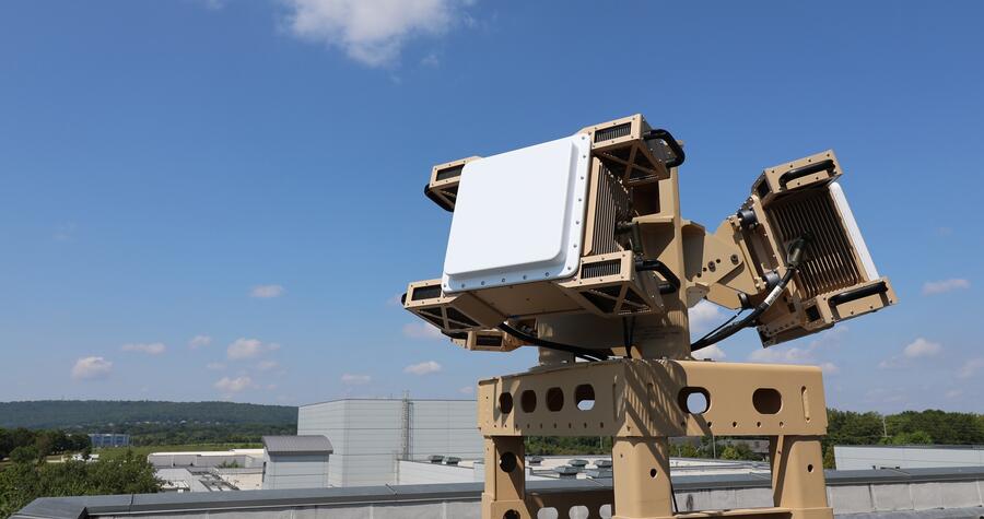 Multifunction X-Band Radar Gen2 on rooftop