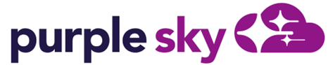 Purple Sky wordmark and logo