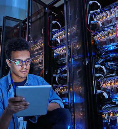 Engineer at server