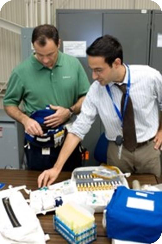 Leidos crew training before and during space missions