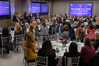 panel discussion during the Women's Forum